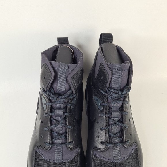 Nike Koth Ultra Mid Mens Shoes Boots Trainers Leather Black - Picture 5 of 12